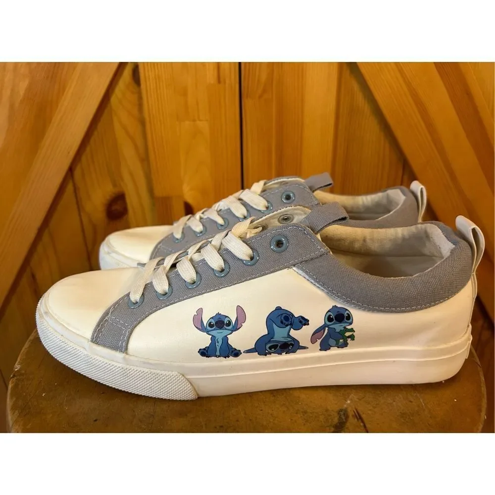 Disney Lilo & Stitch Poses Lace-Up Sneakers Size 10 Ground Up